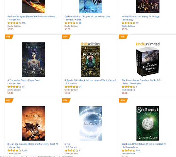 File:Roland's Path on Amazons Fantasy Books section.png
